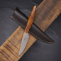 Preview: Arno Bernard Knives Marabou slim EDC with handle made of great desert ironwood