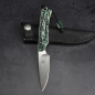 Preview: Marmoset Arno Bernard Knives narrow EDC knife made of N690 with green kudu bone handle