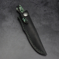 Preview: Marmoset Arno Bernard Knives narrow EDC knife made of N690 with green kudu bone handle