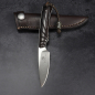 Preview: Marmoset - Arno Bernard Knives - EDC knife N690 stabilized grenadilla wood - African Blackwood