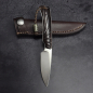 Preview: Marmoset - Arno Bernard Knives - EDC knife N690 stabilized grenadilla wood - African Blackwood