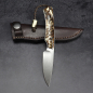 Preview: Marmoset - Arno Bernard Knives - EDC Knife N690 Warthog Tusk dyed **