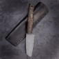 Preview: Custom SK05 Outdoor Carbonstahl 1.2419 EDC Messer stabilisiertes Ahorn produziert Heidi Blacksmith