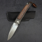 Preview: Arno Bernard Knives Rinkhals Titan Taschenmesser Ironwood RWL34 Half stop - 24/154