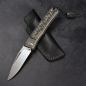 Preview: Rinkhals Snakeskin FAT Carbon - Fuller Arno Bernard Knives - Slipjoint Titanium pocket knife RWL34