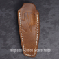 Preview: SK09 - Griff Version Micarta schwarz mit Kydex/Leder Stahl Sandvik-14C28 EDC Messer 2. Run