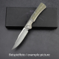 Preview: Inlay Micarta olive for SK-X pocket knife (inlay version) - Kopie