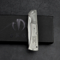 Preview: SK-X Slipjoint pocket knife - CPM20CV steel satin Handfinish full titanium - Inlay Version without Inlay - Kopie