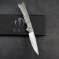 Preview: SK-X Slipjoint Taschenmesser - CPM20CV Stahl stonewashed full Titan