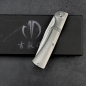 Preview: SK-X Slipjoint Taschenmesser - CPM20CV Stahl stonewashed full Titan