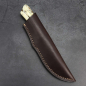 Preview: WASP - Handy hunting knife by Arno Bernard Knives in the Nessmuk style with Warthog dyed and N690