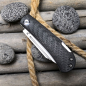 Preview: Taschenmesser Backlock - WEDGE - von Kansept Knives EDC Messer Stahl 154CM + Carbon