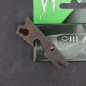 Preview: X1 - Prybar made of titanium rusty anodized - Tool keychain