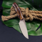 Preview: Zebra - Arno Bernard Knives with Ironwood steel incl. leather sheath