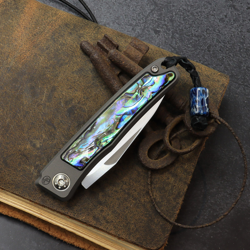25/032 Abalone | Rinkhals Arno Bernard | Fuller RWL34 Half stop | Titan slipjoint