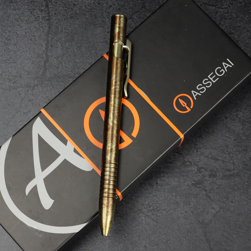 Custom ASSEGAI - Titan Kugelschreiber Bolt Action Standard - Bronze anodisiert