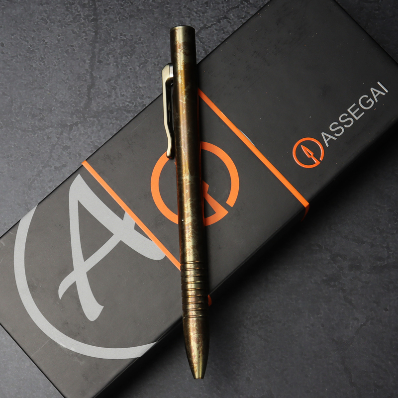 Custom ASSEGAI - Titan Kugelschreiber Bolt Action Standard - Bronze anodisiert