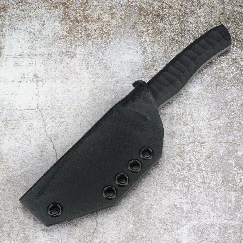 Forge Works Attender AEB-L steel cryo treatment handle G10 black custom knife