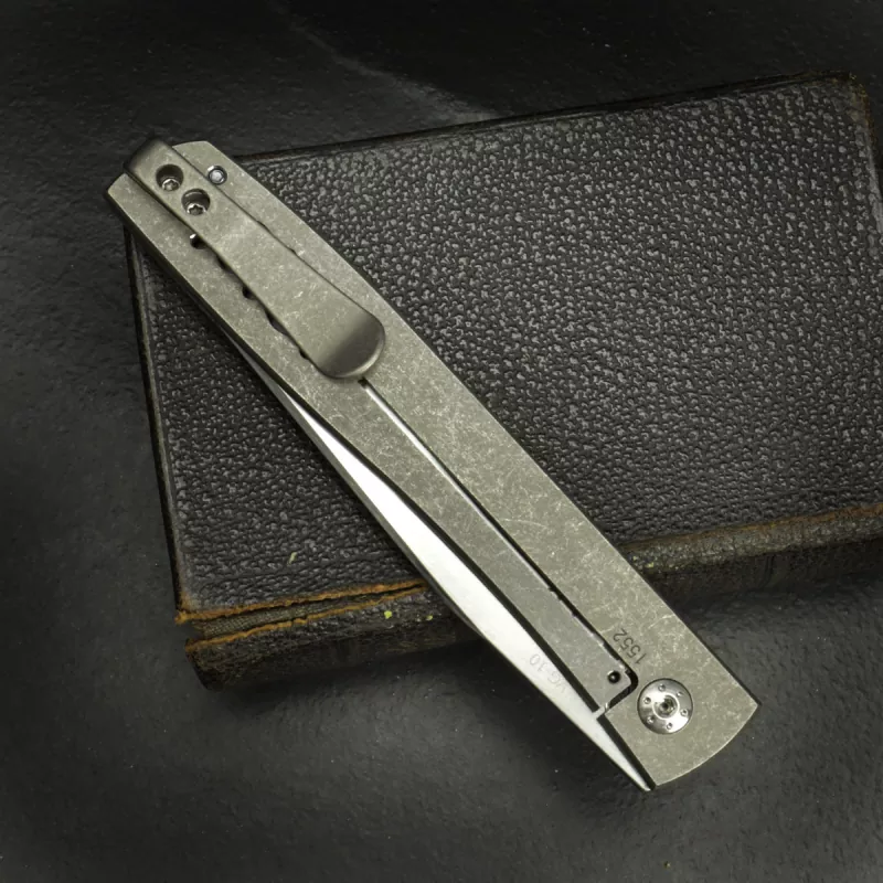 Böker Plus Urban Trapper-42 is a modern version of a pocket knife with a titanium handle