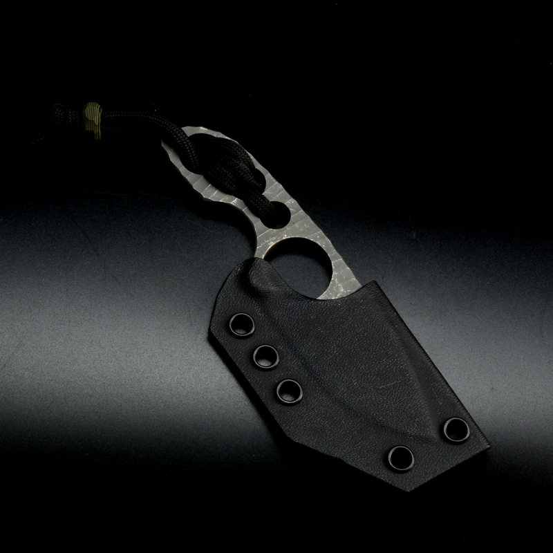 ​Forge Works Neck Knife Knife Pathfinder with Cryo Treatment Steel SB1 and Kydex