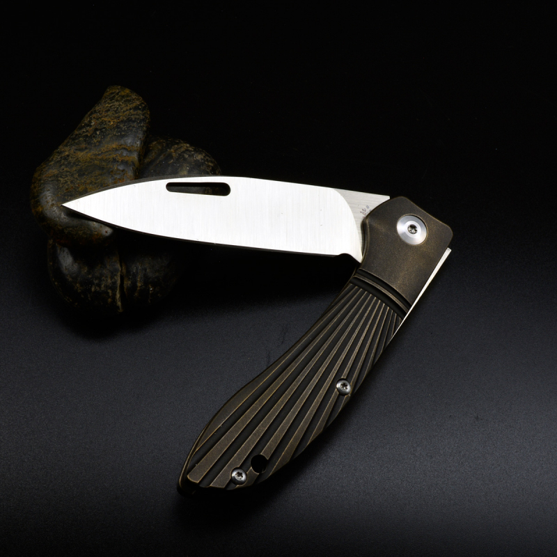J.E. Made Knives - Phönix all black Titan Slipjoint CPM S35VN