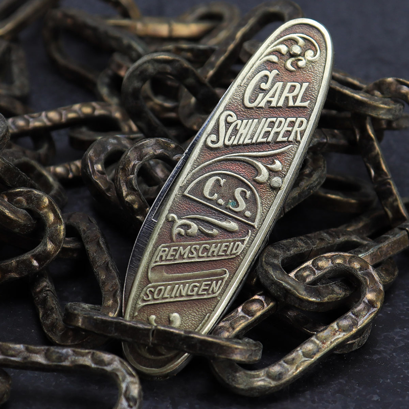 Besonderheit - Carl Schlieper altes Herrenmesser goes to Havanna - CS Klinge Eye brand