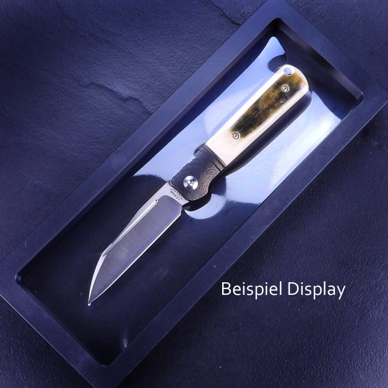 JE made Barlow 2022 slipjoint knife with mammoth tusk M390 hand jigged bronze bolster
