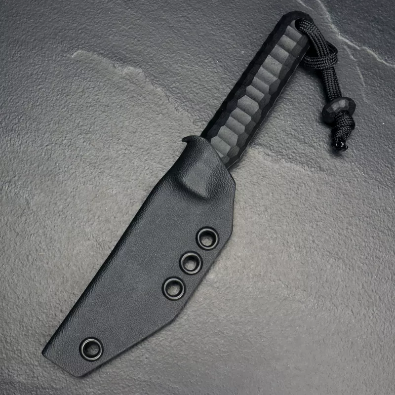 Forge Works - Gentleman - EDC Messer mit 3mm AEB-L Stahl und Griff aus G10 schwarz