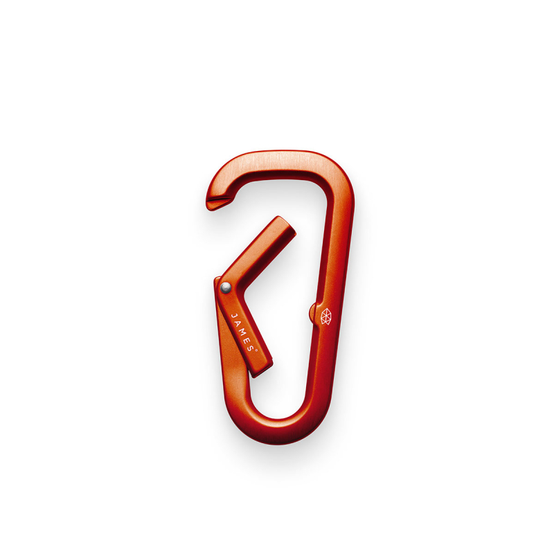 The James Brand Hardin Orange Karabinerhaken für Schlüssel