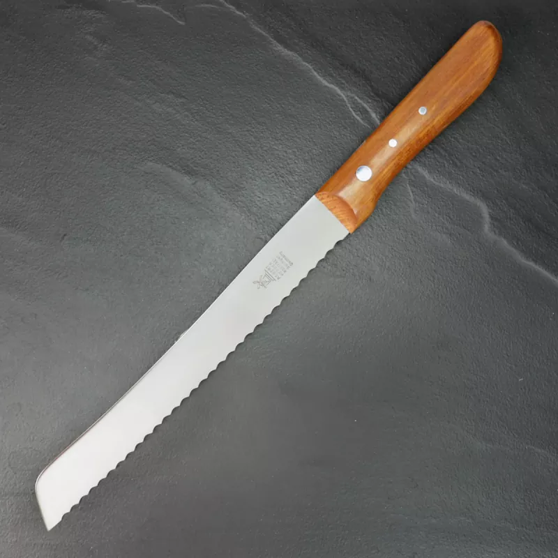 Herder bread knife wave cherry tree series stainless steel 195mm windmill knife blue glazed