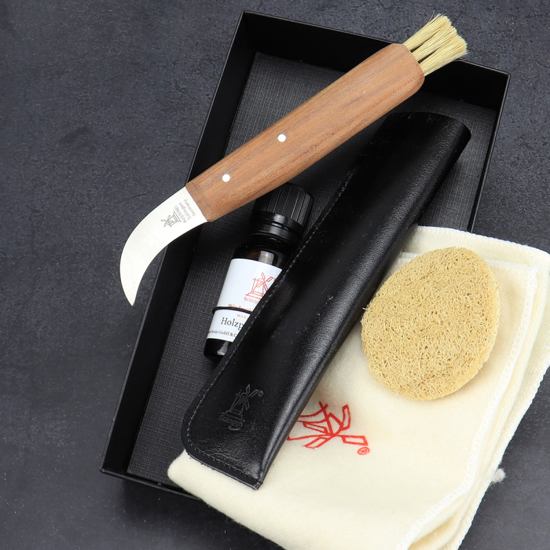 Herder Windmühle Pilzmesser Geschenkset