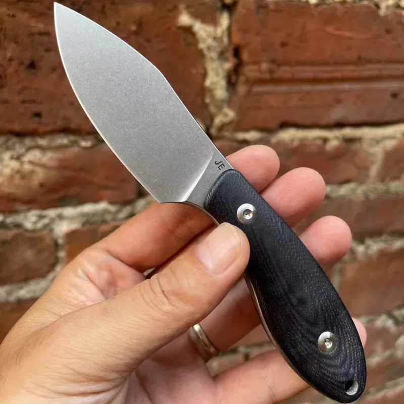 JE made knives Mini-Q CPM-3V G10 black