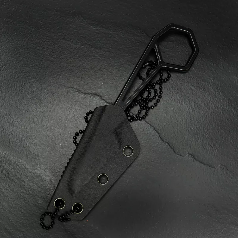 Kansept HEX great EDC tool knife made of 14C28 steel Ti coated according to the design by Ostap Hel - Kopie - Kopie - Kopie