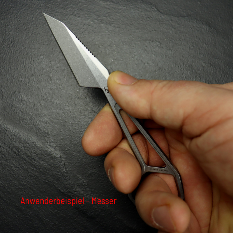 Kansept HEX tolles EDC Tool Messer aus 14C28 Stahl stonewashed nach dem Design von Ostap Hel