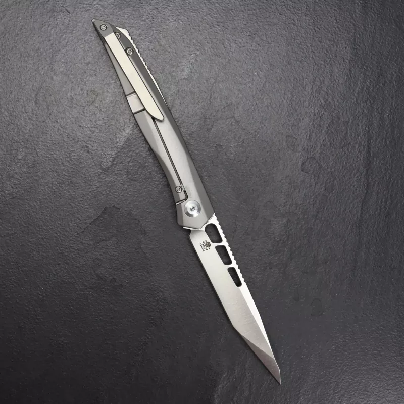 Kansept Knives Lucky Star titanium front flipper CPM-S35VN steel