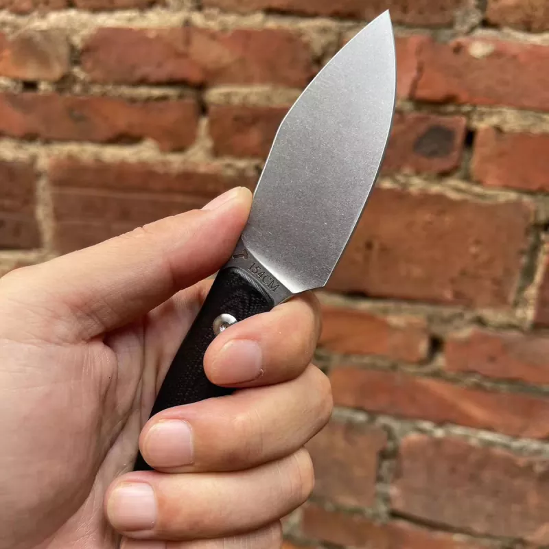 JE made knives Mini-Q 154CM G10 black