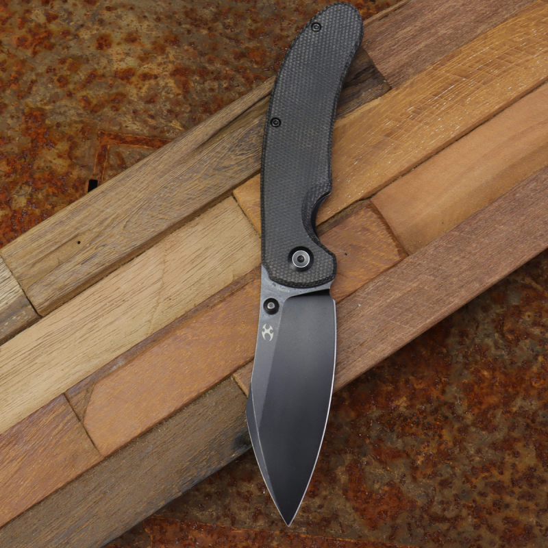 Kansept Nesstreet Messer mit S35VN Stahl mit Micarta schwarz
