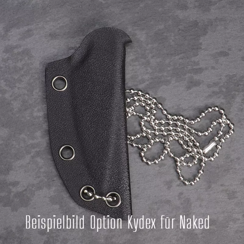 SK09 - Naked version with Kydex/Leather steel Sandvik-14C28 EDC stonewashed knife 2nd run