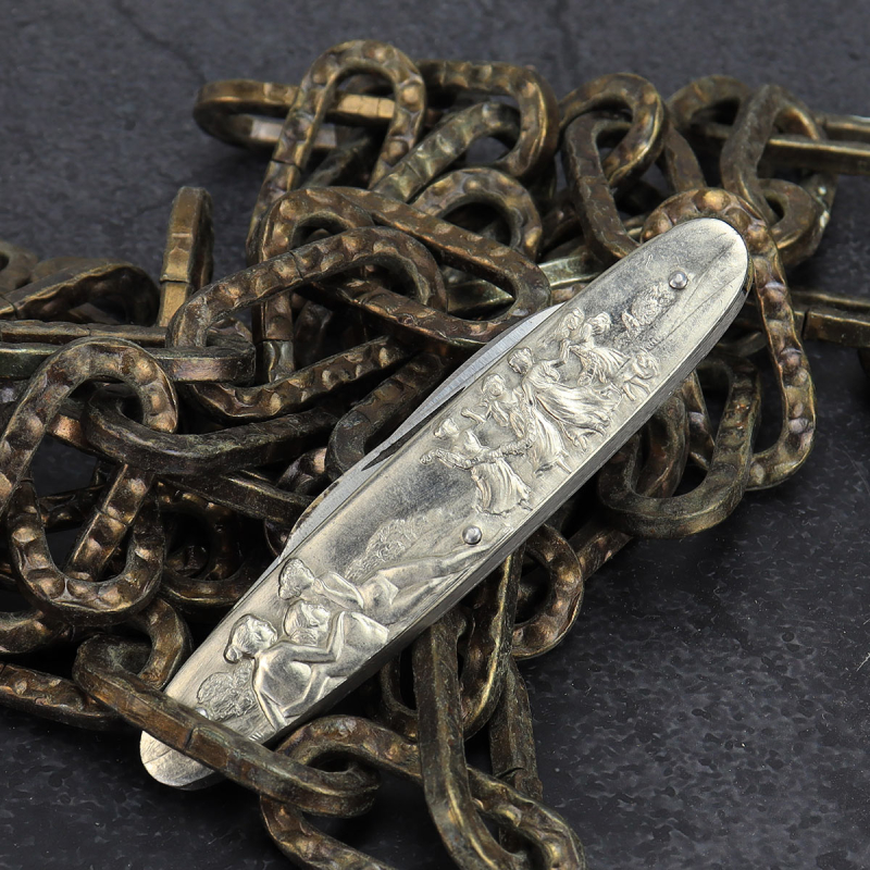 Altes Herrenmesser aus Solingen - Cactus - Sport und Jungfrauen