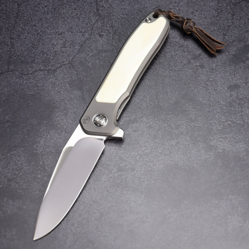 Folder - Fuller Arno Bernard Knives - iMamba Titan Messer RWL-34 Stahl und Warzenschein natur