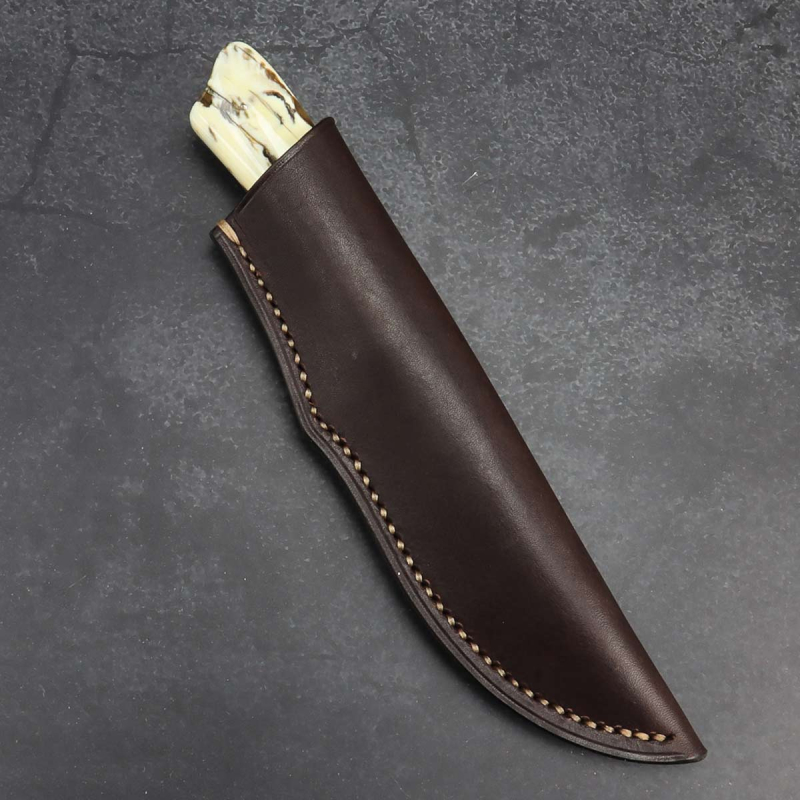WASP - Handy hunting knife by Arno Bernard Knives in the Nessmuk style with Warthog dyed and N690