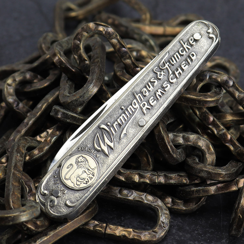 Altes Herrenmesser aus dem Bergischen Land - Wirminghaus & Funke Remscheid"