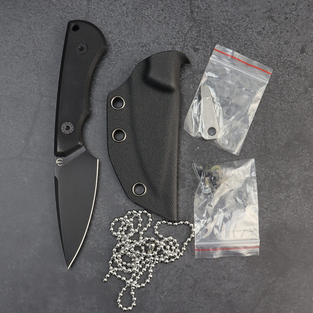 B-stock - SK09 G10 black with Kydex Sandvik-14C28