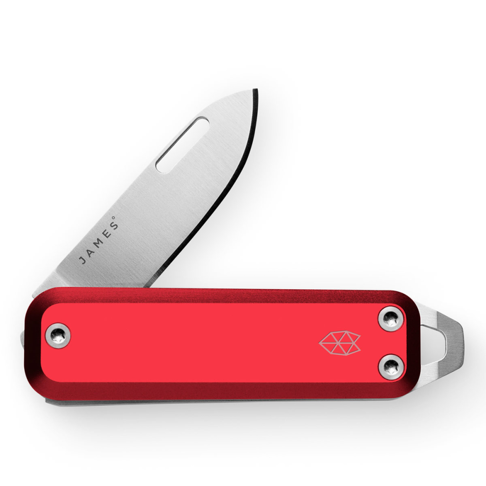 James Brand - Elko rot Aluminium Schlüsselbund Taschenmesser
