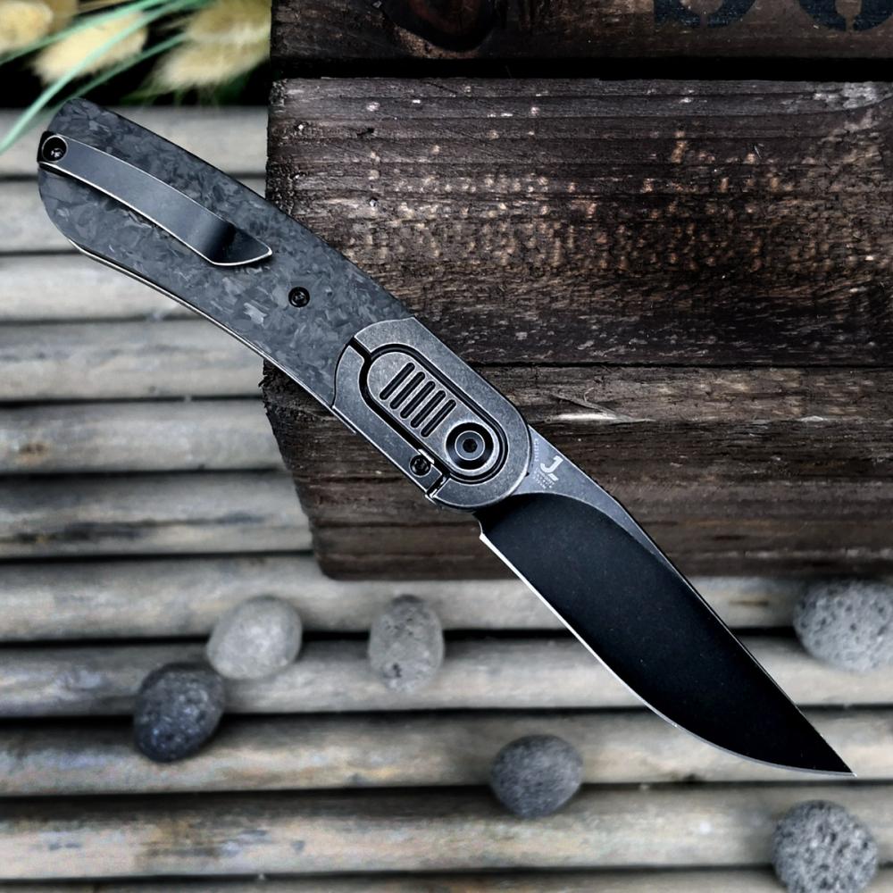 Kansept Knives Reverie - CPM-S35VN Frontflipper mit Titan und Carbon nach dem Design von Justin Lundquist - Kaufempfehlung