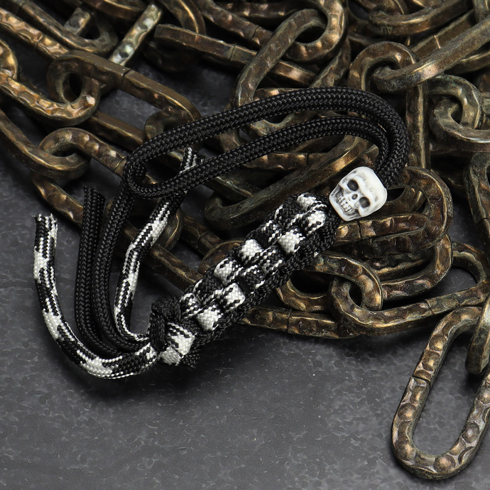 Lanyard weiß/schwarz