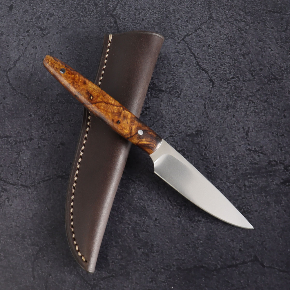 Marabou desert ironwood slim EDC knife by Arno Bernard