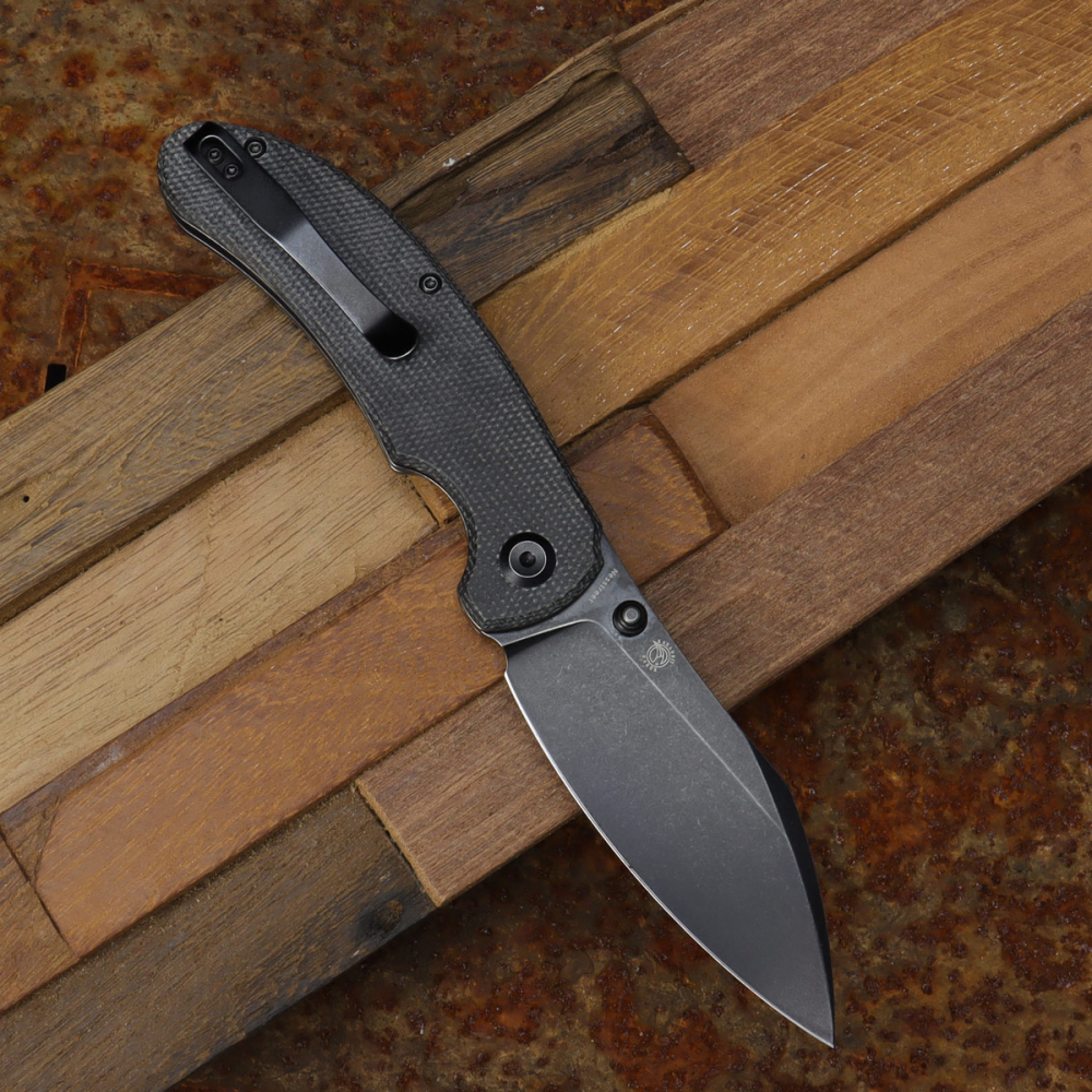 Kansept Nesstreet Messer mit S35VN Stahl mit Micarta schwarz