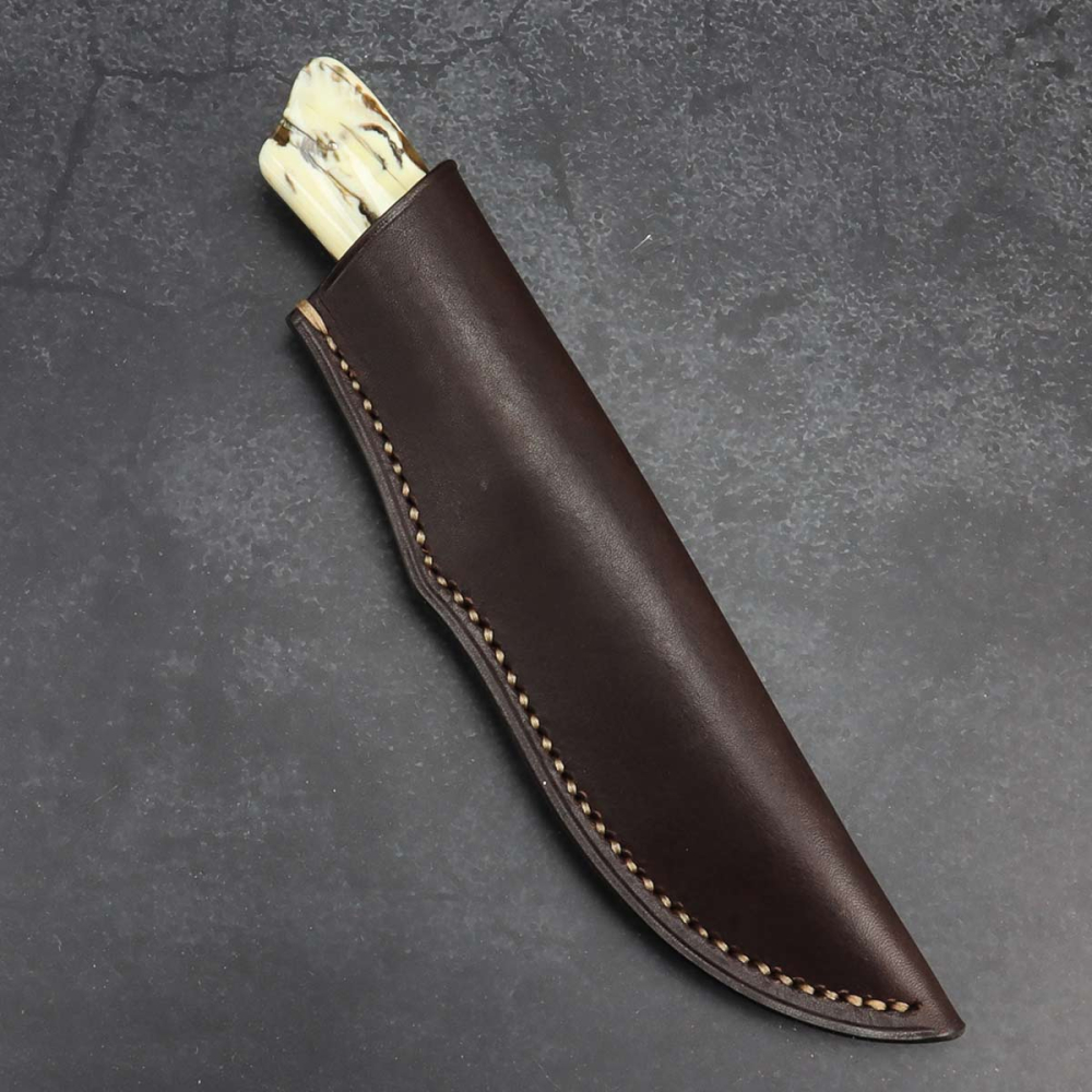 WASP - Handy hunting knife by Arno Bernard Knives in the Nessmuk style with Warthog dyed and N690