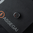 Inlay Cap for Assegai Pen - Cap Inlay Darkmatter Orange
